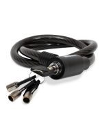 Cable candado flexible 4 llaves de seguridad (90 cm)