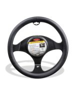 Cubrevolante Universal de Piel Negro - frente