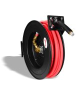 Carrete de acero con manguera 1/2” sistema retráctil 15 m