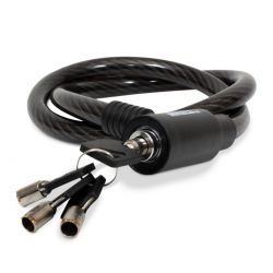 Cable candado flexible 4 llaves de seguridad (90 cm)