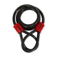 Cable candado flexible de seguridad, doble lazo (1.2 mts)