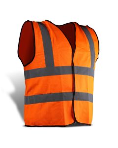 Chaleco de seguridad reflejante naranja