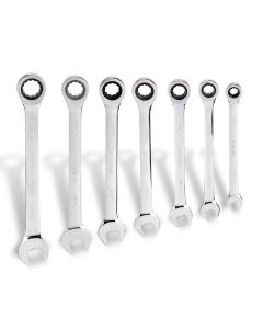Set de llaves combinadas con matraca 7 pzs