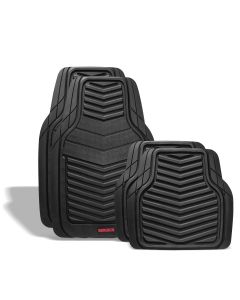Tapetes para Carro Negros Uso Rudo 4pzs