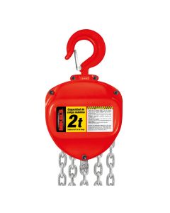 Polipasto manual 2 t cadena 6 mts