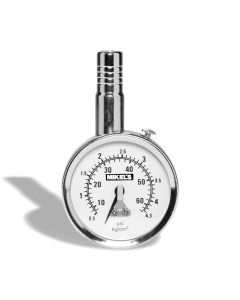 Calibrador de carátula profesional HD cromado rango 0-160 psi