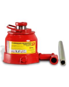 Gato hidráulico telescópico de botella 12 t Bombeo lateral