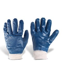 Guantes para trabajo de nitrilo con forro de algodón
