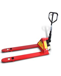 Patin hidráulico traspaleta con ruedas de nylon sistema sencillo 2.5 ton