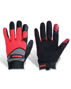 Guantes para trabajo para mécanico piel sintética (M)