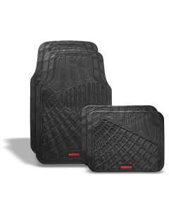 Tapetes para Carro Negros Uso Rudo 4 pzs