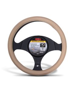 Cubrevolante Universal de Piel Beige - frente