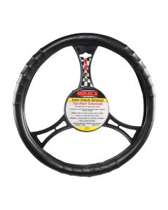 Cubrevolante Texturizado Negro - frente
