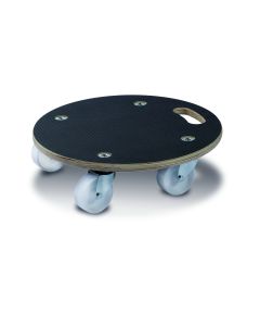 Dolly Redondo con Plataforma de Madera 250Kg		