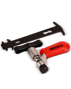 Extractor y medidor de desgaste para cadena de bicicleta 